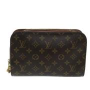 Louis Vuitton Vintage Pre-owned Canvas kuvertvskor Brown, Dam