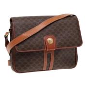 Celine Vintage Pre-owned Laeder axelremsvskor Brown, Dam