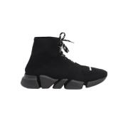 Balenciaga Vintage Pre-owned Polyester sneakers Black, Herr