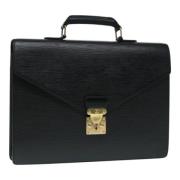 Louis Vuitton Vintage Pre-owned Laeder portfljer Black, Dam