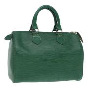 Louis Vuitton Vintage Pre-owned Laeder handvskor Green, Dam