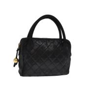 Chanel Vintage Pre-owned Tyg handvskor Black, Dam