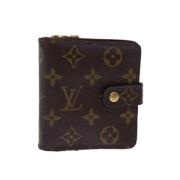 Louis Vuitton Vintage Pre-owned Belagd canvas plnbcker Brown, Dam