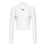 Diesel Turtleneck M-Valari-Tn White, Dam