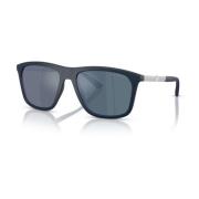 Emporio Armani Matte Blue Solglasögon Ea4237 618925 Blue, Unisex