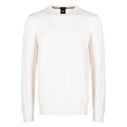 Hugo Boss Ullstickat i Botto-L stil White, Herr