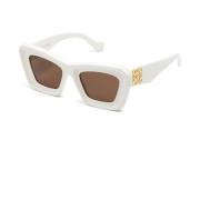 Loewe Lw40145I 25E Sunglasses Brown, Dam