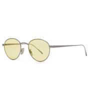 Loewe Groove Solglasögon Silver Gula Linser Gray, Unisex