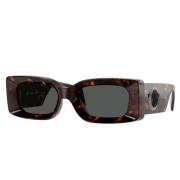 Versace Mörkgrå Havana Solglasögon Ve4474U Brown, Unisex