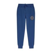 Versace Jeans Couture Blå Byxor för Män Aw24 Blue, Herr