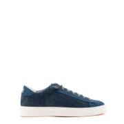 P448 Blå Mocka Herr Sneakers Jack Modell Blue, Herr