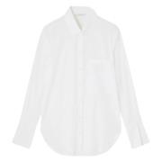 Patrizia Pepe Vit Skjorta Elegant Stil White, Dam