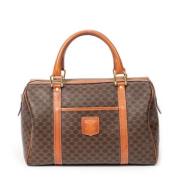 Celine Vintage Pre-owned Belagd canvas celine-vskor Brown, Dam