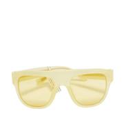 Dolce & Gabbana Pre-owned Pre-owned Acetat solglasgon Yellow, Dam