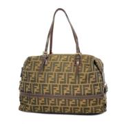 Fendi Vintage Pre-owned Nylon fendi-vskor Brown, Dam