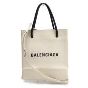 Balenciaga Vintage Pre-owned Laeder totevskor White, Dam