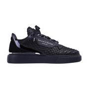 Benjamin Berner Raphael Python Cut-Matt Sneakers Black, Herr