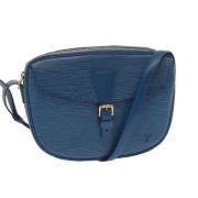 Louis Vuitton Vintage Pre-owned Laeder axelremsvskor Blue, Dam