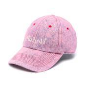 Marni Tvättad Rosa Hatt för Kvinnor Pink, Herr