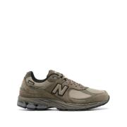 New Balance Gröna Sneakers Mesh Mocka Läderdetaljer Green, Herr