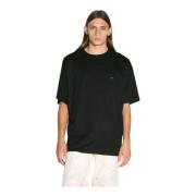 Mugler Silver-tone Hardware Crewneck T-shirt Black, Herr