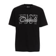 Just Cavalli T-shirts och Polos Black, Herr