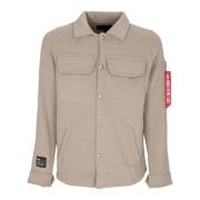 Alpha Industries Vintage Sand Vadderad Herr Overshirt Beige, Herr