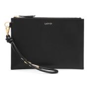 Lanvin Svart Flat Pouch Sekvens Black, Dam