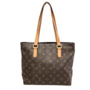 Louis Vuitton Vintage Pre-owned Canvas axelremsvskor Brown, Dam