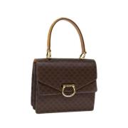 Celine Vintage Pre-owned Laeder handvskor Brown, Dam