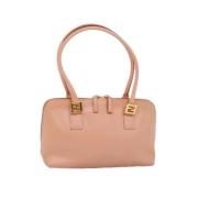 Fendi Vintage Pre-owned Laeder handvskor Pink, Dam