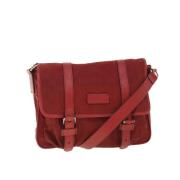 Gucci Vintage Pre-owned Canvas gucci-vskor Red, Dam