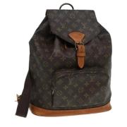 Louis Vuitton Vintage Pre-owned Canvas ryggsckar Brown, Dam