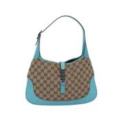 Gucci Vintage Pre-owned Canvas gucci-vskor Beige, Dam