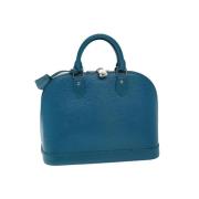 Louis Vuitton Vintage Pre-owned Laeder handvskor Blue, Dam