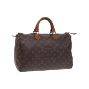 Louis Vuitton Vintage Pre-owned Canvas handvskor Brown, Dam