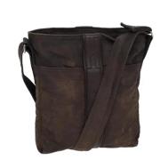 Hermès Vintage Pre-owned Nylon crossbodyvskor Brown, Dam