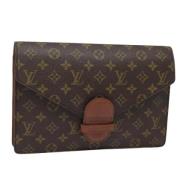 Louis Vuitton Vintage Pre-owned Canvas kuvertvskor Brown, Dam