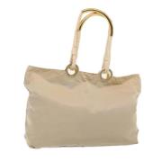 Prada Vintage Pre-owned Nylon totevskor Beige, Dam