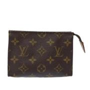 Louis Vuitton Vintage Pre-owned Canvas louis-vuitton-vskor Brown, Dam