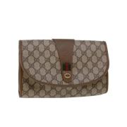 Gucci Vintage Pre-owned Canvas gucci-vskor Beige, Dam