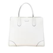 Gucci Vintage Pre-owned Canvas totevskor White, Dam