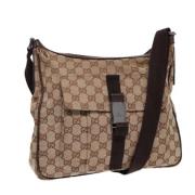 Gucci Vintage Pre-owned Canvas gucci-vskor Beige, Dam