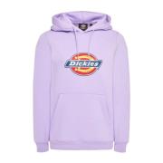 Dickies Icon Logo Hoodie Sweatshirt Lila Purple, Dam