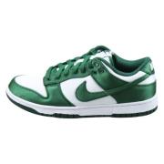 Nike Satin Green Dunk Low Sneakers Green, Dam