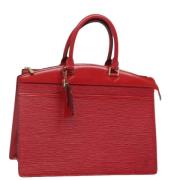 Louis Vuitton Vintage Pre-owned Laeder handvskor Red, Dam