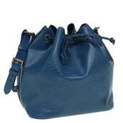 Louis Vuitton Vintage Pre-owned Laeder louis-vuitton-vskor Blue, Dam