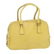 Prada Vintage Pre-owned Laeder prada-vskor Yellow, Dam