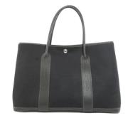 Hermès Vintage Pre-owned Canvas axelremsvskor Black, Dam