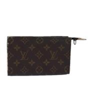 Louis Vuitton Vintage Pre-owned Canvas necessrer Brown, Dam